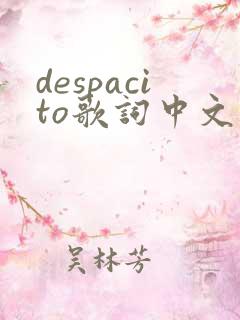 despacito歌词中文