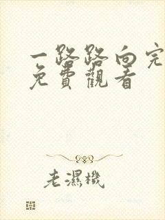 一路路向完整版免费观看