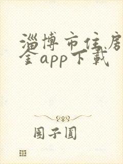 淄博市住房公积金app下载