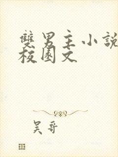 双男主小说甜文校园文