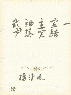 武神主宰一共多少集完结