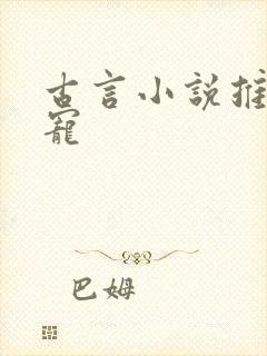 古言小说推荐甜宠