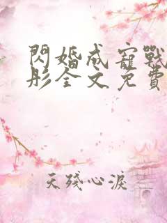 闪婚成宠战胤海彤全文免费阅读