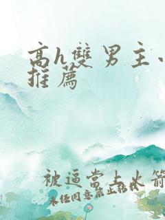 高h双男主小说推荐