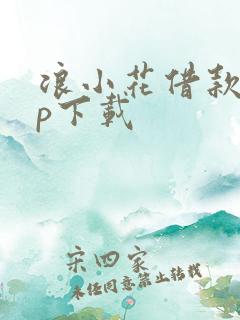 浪小花借款app下载