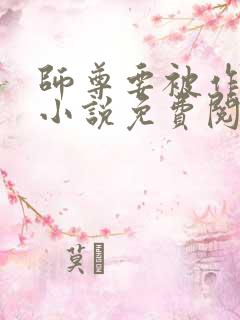 师尊要被作坏了小说免费阅读