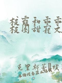 校霸和乖乖女的校园甜宠文