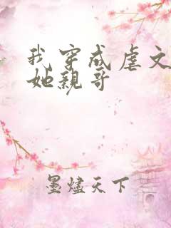 我穿成虐文女主她亲哥