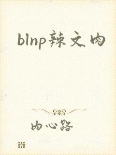 blnp辣文肉