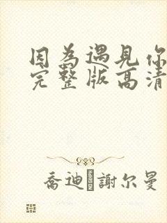 因为遇见你免费完整版高清