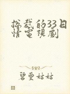 总裁的33日索情电视剧