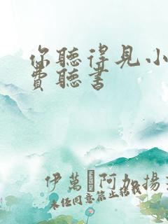 你听得见小说免费听书