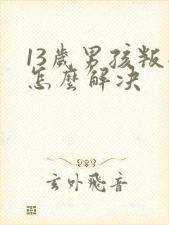 13岁男孩叛逆怎么解决