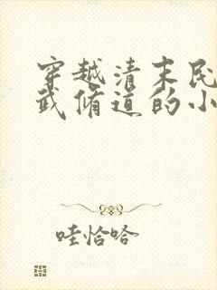 穿越清末民国练武修道的小说