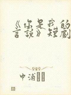 《你是我的不可言说》短剧免费观看