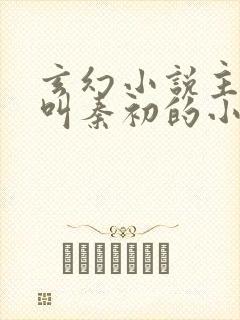 玄幻小说主人公叫秦初的小说