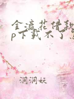 金瀛花借款app下载不了怎么回事