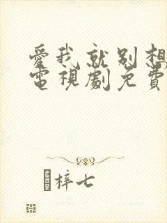 爱我就别想太多电视剧免费全集在线观看