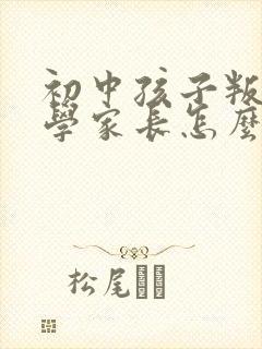 初中孩子叛逆厌学家长怎么办