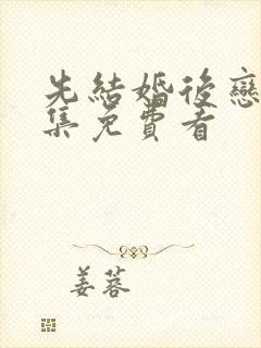 先结婚后恋爱全集免费看