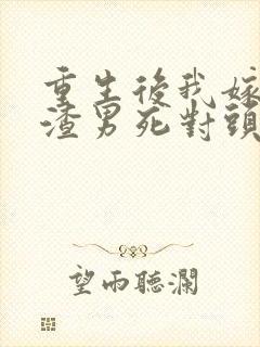 重生后我嫁给了渣男死对头