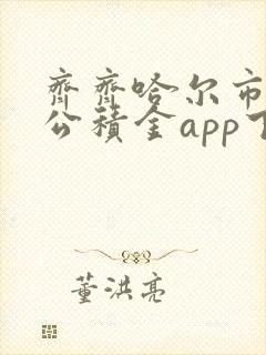 齐齐哈尔市住房公积金app下载