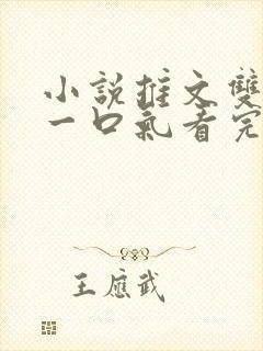 小说推文双女主一口气看完已完结