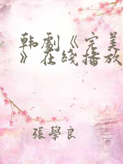 韩剧《完美伴侣》在线播放