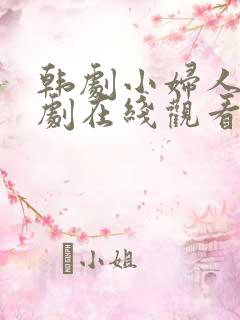 韩剧小妇人电视剧在线观看免费高清