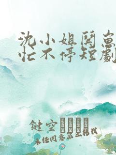 沈小姐哄崽追夫忙不停短剧在线播放