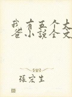 我有五个大佬爸爸小说全文