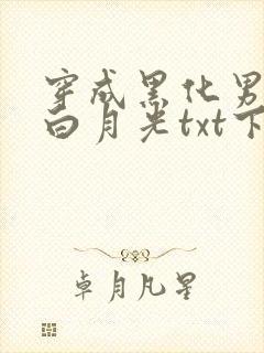 穿成黑化男主的白月光txt下载