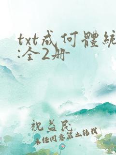 txt成何体统:全2册