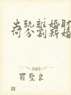 出轨离婚财产如何分割新婚姻法2025