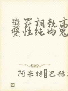 惩罚调教高h 双性纯肉鬼攻