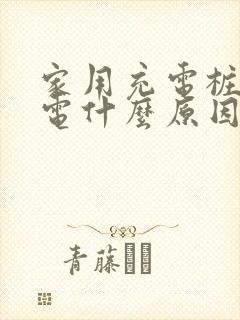 家用充电桩不充电什么原因