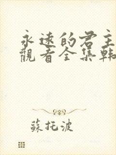 永远的君主免费观看全集韩剧网