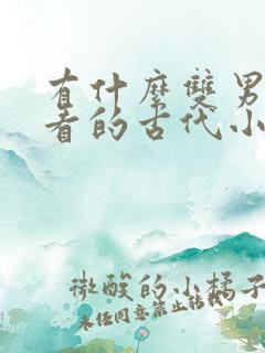 有什么双男主好看的古代小说