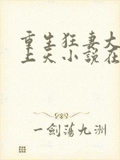 重生狂妻大佬宠上天小说在线