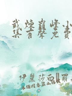 武炼巅峰小说全集有声免费听