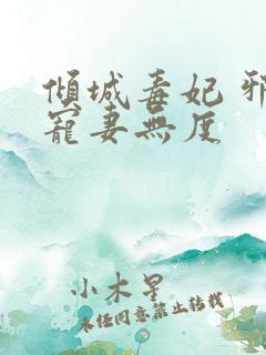 倾城毒妃 邪王宠妻无度