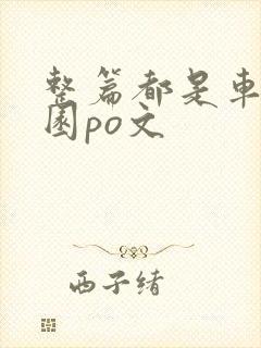 整篇都是车的校园po文