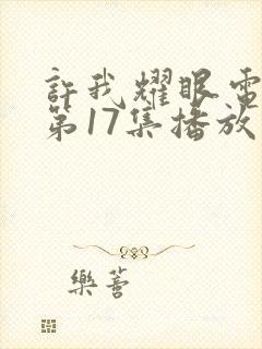 许我耀眼电视剧第17集播放