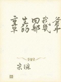 重生回我爸当校草的那几年