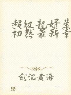 超级龙婿叶辰萧初然最新章节