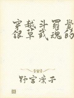 穿越斗罗觉醒蓝银草武魂的小说