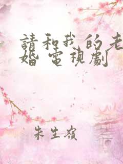 请和我的老公结婚 电视剧