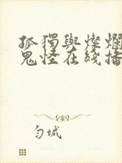 孤独与灿烂的神鬼怪在线播放