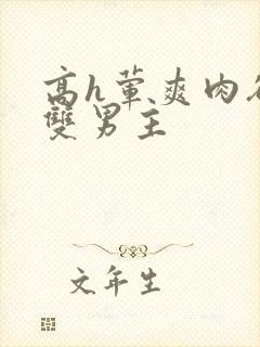 高h荤爽肉欲文双男主