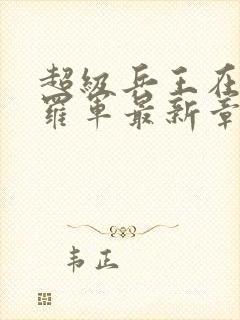 超级兵王在都市罗军最新章节